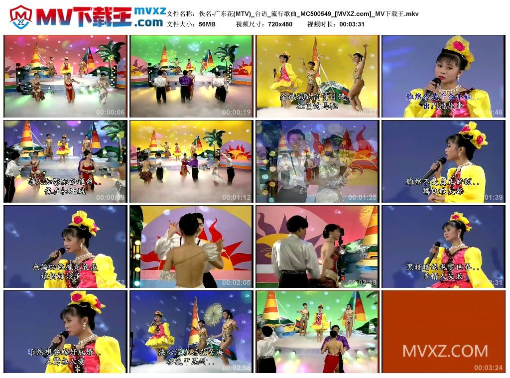 佚名-广东花(MTV)_台语_流行歌曲_MC500549